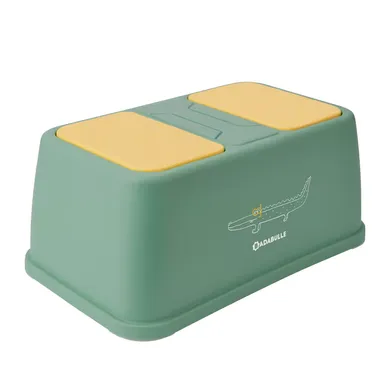 Tritthocker, badabulle, Grün – Besonderheit: Erhöhung um ca. 15 cm