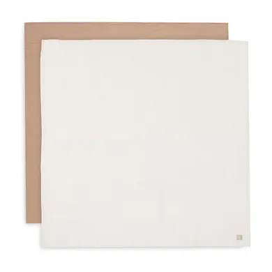 jollein, Beige – Besonderheit: als Spucktuch, Decke, Wickelunterlage, Handtuch oder Pucktuch verwendbar