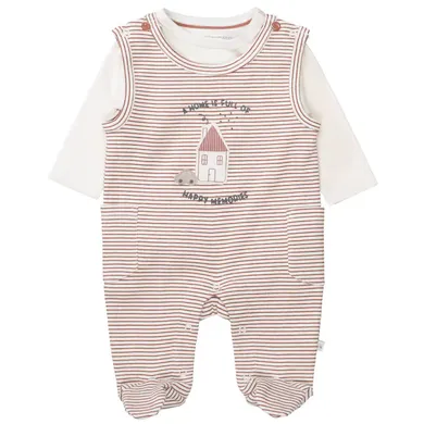 Strampler, STACCATO, Rot – Besonderheit: Set bestehend aus Strampler und Langarmshirt