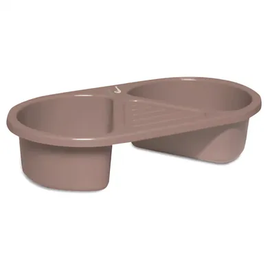 Badewannen, bébé-jou, Braun – Besonderheit: zwei Wasserkammern