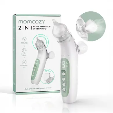 Nasensauger, momcozy, Transparent – Besonderheit: ideal zur sanften Reinigung verstopfter Nasenwege
