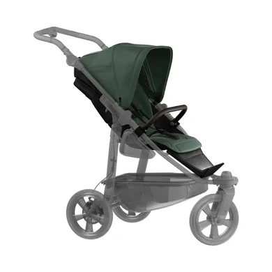 Sportsitze, tfk, Grün – Besonderheit: komfortabler und atmungsaktiver XXL Sitz für tfk pro, mono 3 oder mono 4 Kombi-Kinderwagen zum Umbau zu einem Sportwagen