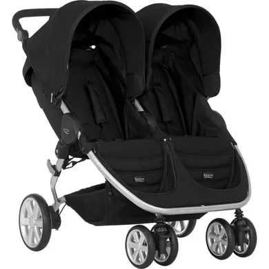 Zwillingswagen & Geschwisterwagen, BRITAX, Schwarz – Besonderheit: inklusive Regenverdeck