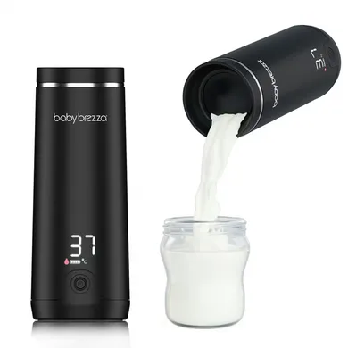 Babykostwärmer, babybrezza, Schwarz – Besonderheit: superschnelles Erwärmen in Minuten: Erwärmt bis zu 240 ml Wasser, Muttermilch oder Säuglingsnahrung in etwa 3 Minuten