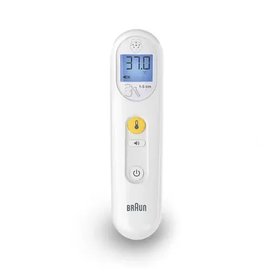 Fieberthermometer, BRAUN, Weiß – Besonderheit: zeigt die Temperatur in nur 2 Sekunden an