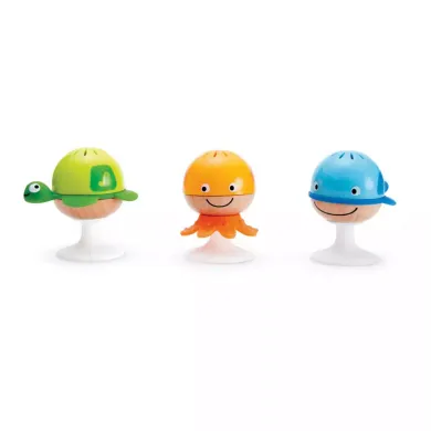 Rasseln & Greiflinge, Hape, Mehrfarbig – Besonderheit: 3 Rasseltiere