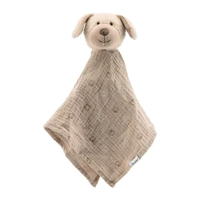 Schmusetücher, Sterntaler, Beige – Besonderheit: niedliches Hunde-Design mit softem Musselin