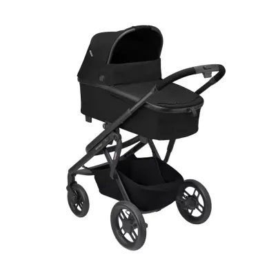 Kombi-Kinderwagen, MAXI-COSI, Schwarz – Besonderheit: geländetauglicher Offroad-Kombiwagen für Babys ab Geburt bis ca. 4 Jahre