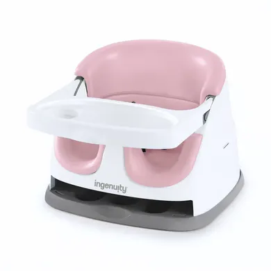 Reisehochstühle, ingenuity, Pink – Besonderheit: Sitzerhöhung für den Esstisch oder als Bodensitz