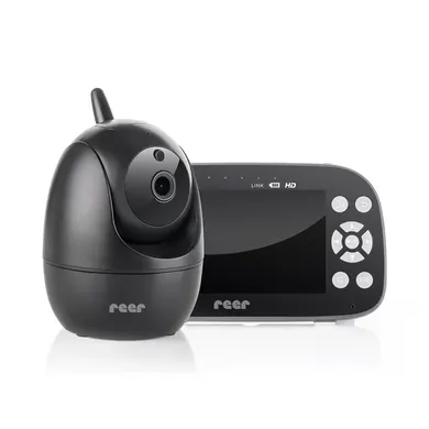 Video Babyphone, reer, Schwarz – Besonderheit: Kamera bis zu 350° schwenk- und 80° neigbar