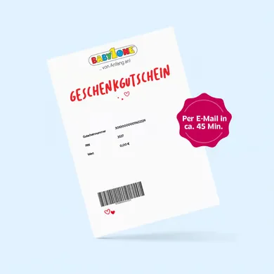 Geschenkgutscheine, Babystart24, Weiß – Besonderheit: Versand per E-Mail nach Zahlung