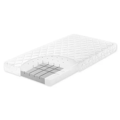 Matratzen 60 x 120 cm, Zöllner, Weiß – Besonderheit: mit Baby- & Kleinkindseite