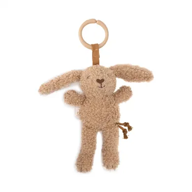 Kinderwagen Spielzeug, jollein, Braun – Besonderheit: aus kuschelweichem Bouclé-Stoff
