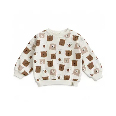 Pullover & Sweatshirts, LITTLE, Weiß – Besonderheit: aus 80% Baumwolle