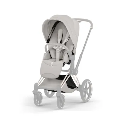 Sportsitze, cybex PLATINUM, Grau – Besonderheit: wendbare Sitzeinheit ermöglicht Blickkontakt zu den Eltern oder neugierige Blicke in die Welt