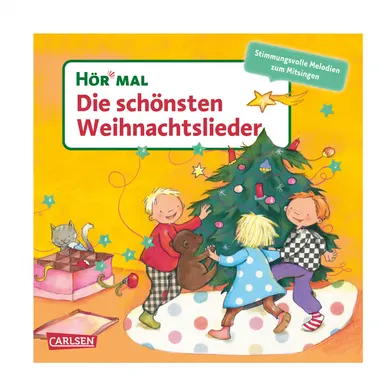 Kinderbücher, CARLSEN, Mehrfarbig – Besonderheit: Sechs bekannte Weihnachtslieder mit leicht auslösbaren Soundknöpfen