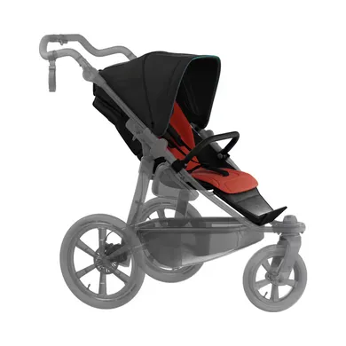 Sportsitze, tfk, Grau – Besonderheit: komfortabler und atmungsaktiver XXL Sitz für tfk pro, mono 3 oder mono 4 Kombi-Kinderwagen zum Umbau zu einem Sportwagen