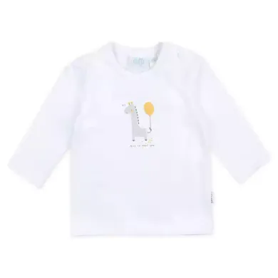 Langarmshirts, FEETJE, Weiß – Besonderheit: praktische Druckknöpfe