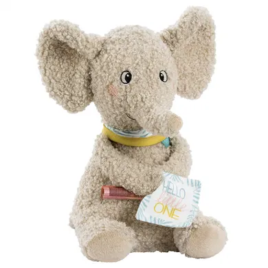 Kuscheltiere, fehn, Grau – Besonderheit: weiches Kuscheltier zum Schmusen und Kuscheln aus Curly-Plüsch