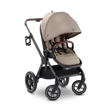 Kombi-Kinderwagen, hauck, Beige – Besonderheit: komfortable Liegefunktion und lange Rückenlehne sorgen für erholsame Pausen unterwegs