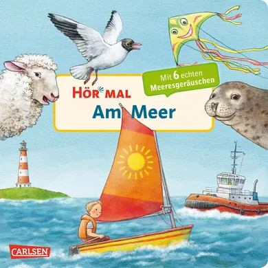 Kinderbücher, CARLSEN, Mehrfarbig – Besonderheit: mit 6 Meeres-Geräuschen