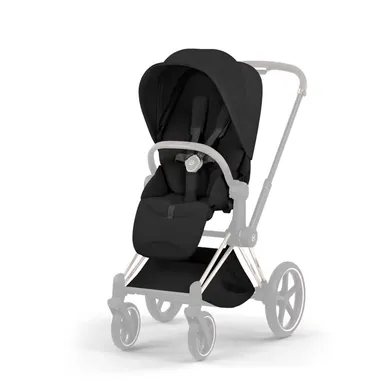 Sportsitze, cybex PLATINUM, Schwarz – Besonderheit: wendbare Sitzeinheit ermöglicht Blickkontakt zu den Eltern oder neugierige Blicke in die Welt