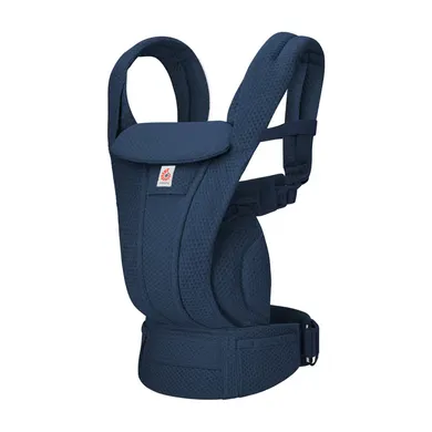 Fullbuckle Tragen, ERGObaby, Blau – Besonderheit: 4 ergonomische Tragepositionen (nach innen, nach außen, auf dem Rücken, auf der Hüfte) mit Lendenwirbelstütze zur Entlastung des Trägers