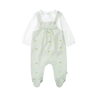 LITTLE ONE, Grün – Besonderheit: Set bestehend aus Strampler und Langarmshirt