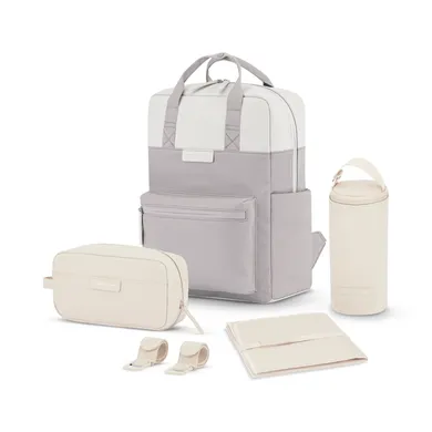 KAPTEN & SON, Pink – Besonderheit: praktische Kombination aus Wickelrucksack und Arbeitsrucksack
