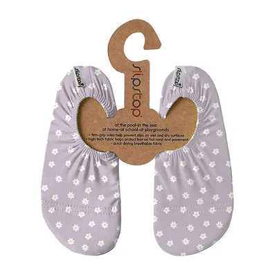 Badeschuhe, slipstop, Lila – Besonderheit: Sohle aus 13% Baumwolle