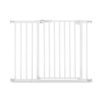 Tür- & Treppenschutzgitter, hauck, Weiß – Besonderheit: bestehend aus Schutzgitter Clear Step Autoclose 2 und 21 cm Verlängerung