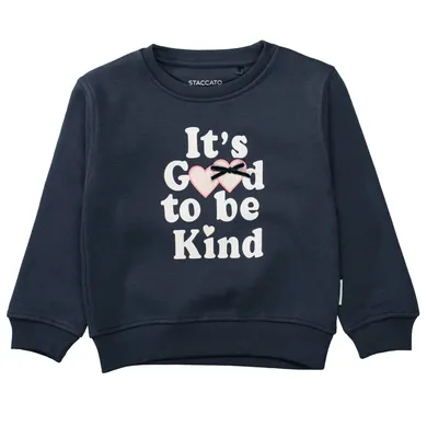 Pullover & Sweatshirts, STACCATO, Blau – Besonderheit: aus 80% Baumwolle