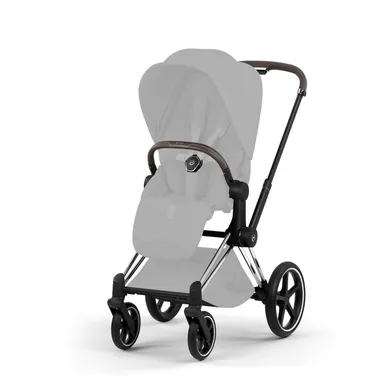 Kombi-Kinderwagen, cybex PLATINUM, Braun – Besonderheit: Kombination aus Allradfederung und speziellem Zwei-Rad-Modus sorgt für eine sanfte Fahrt