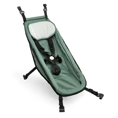 Fahrradanhänger Hängematten, Croozer, Grün – Besonderheit: für Croozer Kid Ein- und Zweisitzer Modelle ab 2014 (Kid Vaaya / Kid Keeke / Kid / Kid Plus)