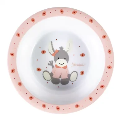 Besteck & Geschirr, Sterntaler, Pink – Besonderheit: rutschfester Ring an der Unterseite