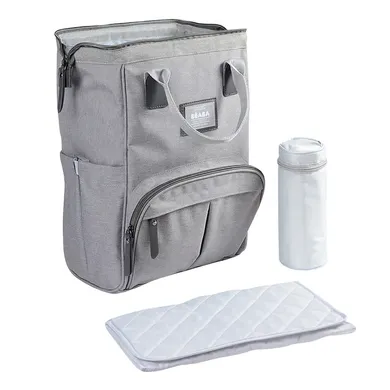 Wickeltaschen, BÈABA, Grau – Besonderheit: inkl. Wickelunterlage und Kühltasche