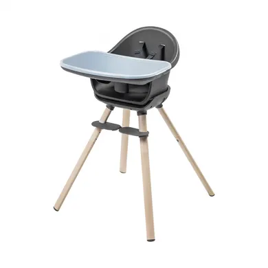 Kombihochstühle, MAXI-COSI, Grau – Besonderheit: 4-in-1-Funktion: Hochstuhl, Sitzerhöhung, niedriger Hocker, Schreibtisch mit Stuhl