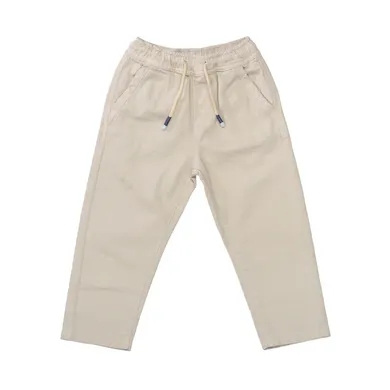 Lange Hosen, BASEFIELD, Beige – Besonderheit: aus 98% Baumwolle