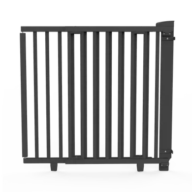Tür- & Treppenschutzgitter, Geuther, Schwarz – Besonderheit: verstellbar von ca. 78,5 - 121 cm
