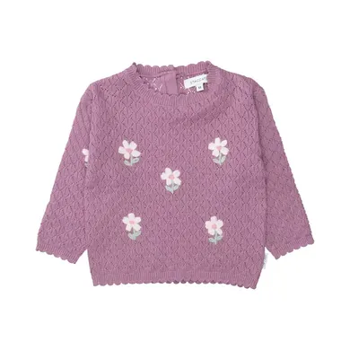 Pullover & Sweatshirts, STACCATO, Lila – Besonderheit: aus 100% Baumwolle