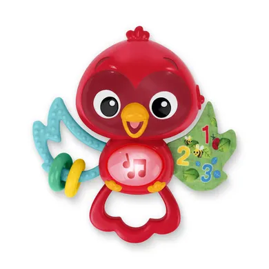 Rasseln & Greiflinge, baby einstein, Rot – Besonderheit: fesselndes Handspielzeug in Form eines Rotkehlchens
