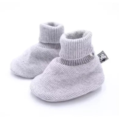 Babyschuhe, Sterntaler, Grau – Besonderheit: GOTS zertifiziert