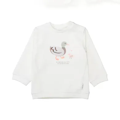 Pullover & Sweatshirts, STACCATO, Weiß – Besonderheit: aus 95% Baumwolle