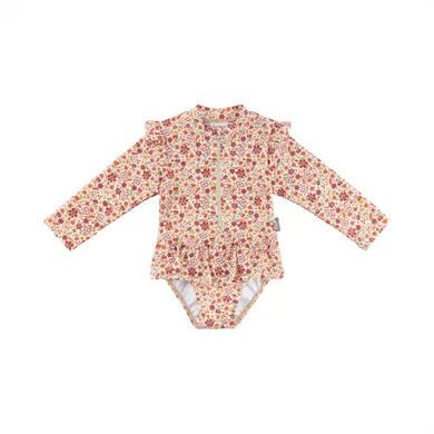 Badeanzüge & Badehosen, Sterntaler, Weiß – Besonderheit: tolles Blumen Design