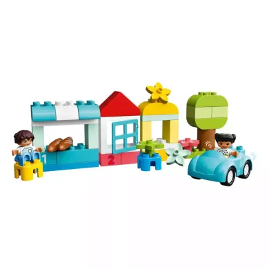 Konstruktionsspielzeug, LEGO duplo, Mehrfarbig – Besonderheit: 65 farbenfrohe Steine und Elemente