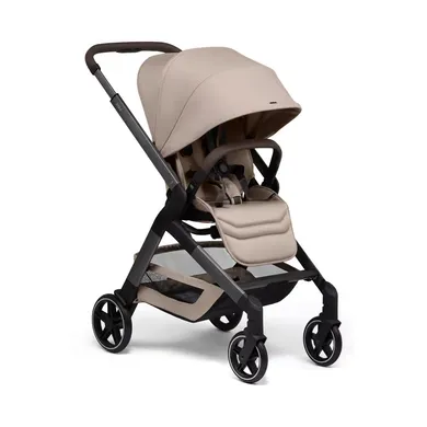 Kombi-Kinderwagen, JOOLZ, Beige – Besonderheit: mit 8 verschiedenen Sitzpositionen bis hin zu einer flachen Liegeposition