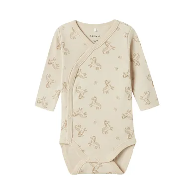 Wickelbodys, name it, Beige – Besonderheit: aus 100% Baumwolle