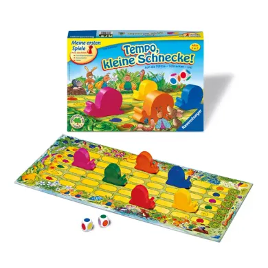 Kinderspiele, Ravensburger, Mehrfarbig – Besonderheit: witziges Wettlaufspiel