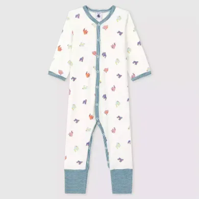 Einteiler, PETIT BATEAU, Weiß – Besonderheit: 100% Baumwolle