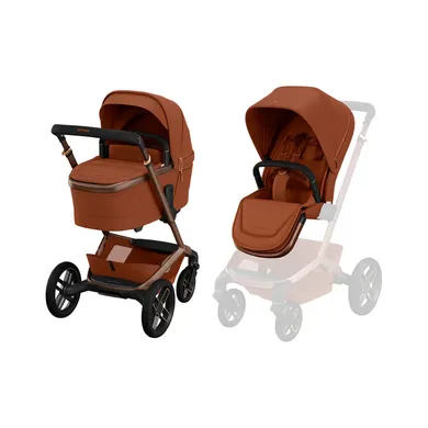 Kinderwagen Komplettsets, MAXI-COSI Premium, Orange – Besonderheit: Set bestehend aus Buggy und Tragewanne